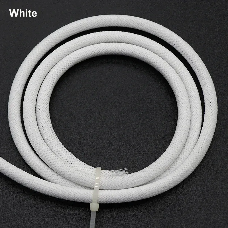 

Белая оплетка для домашних животных, 1–50 м, 2–60 мм, изолированная оболочка для кабеля из змеиной кожи высокой плотности