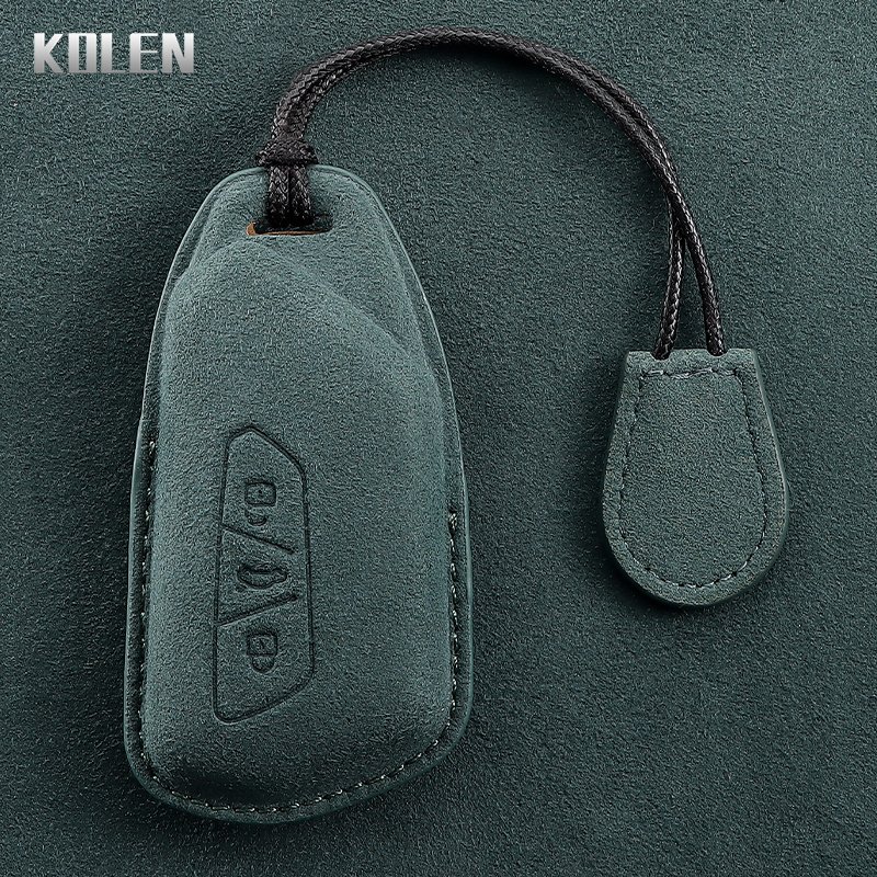 

Кожаный Чехол Для Ключей От Автомобиля Для VW Volkswagen Golf 8 Skoda Octavia A8 SEAT Leon MK4 С Защитой От Дистанционного Уп...