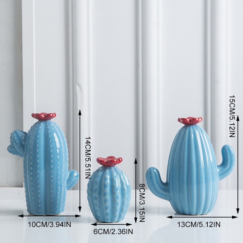 

Керамические статуэтки кактусов Nordic Ins