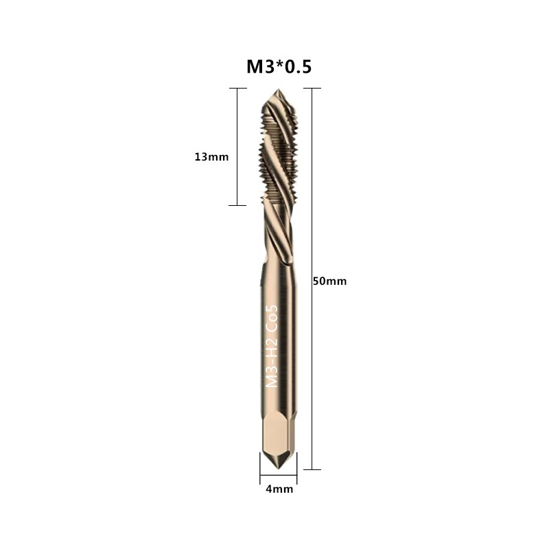 

Метчик Iduoduo M3-M12 HSS-Co Cobalt