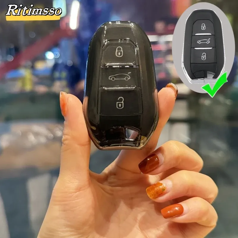 

Автомобильный чехол из ТПУ для Peugeot 2008 3008 4008 5008 308 408 Citroen C1 C2 C4 C6 чехол Picasso Grand DS3 DS5