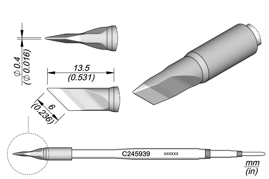 

Сварочные наконечники JBC C245