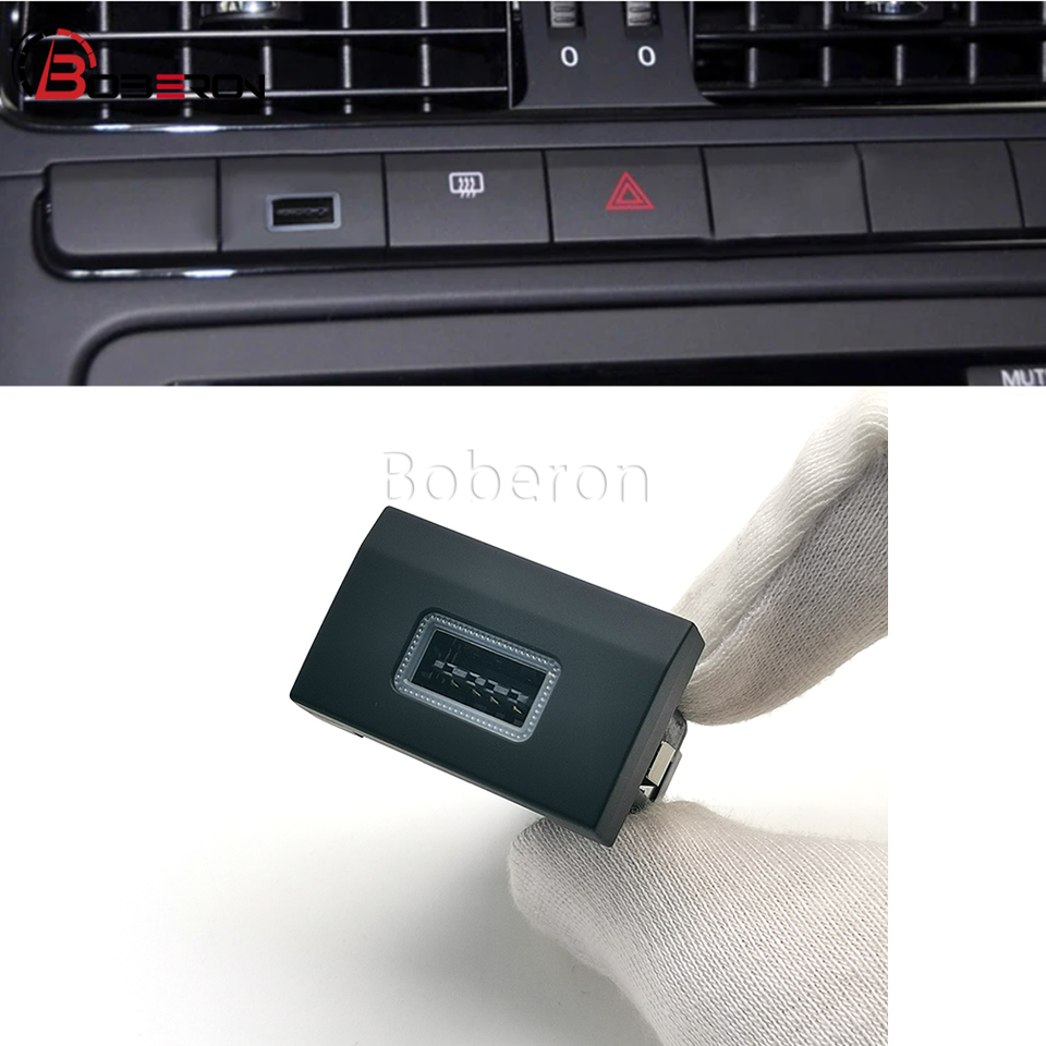 

Быстрое автомобильное зарядное устройство QC3.0 Type C PD с двумя USB-интерфейсами, адаптер для быстрой зарядки телефона, кнопка для VW Volkswagen POLO 11-13