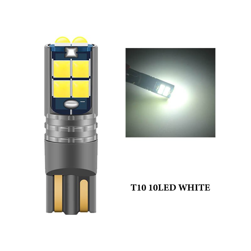 

Автомобиль T10 Canbus LED W5W 3030 10SMD 12V-24V 194 168 Авто светодиодный интерьер автомобиля светильник вая пластина купольная лампа для чтения габаритный светильник 10 Вт