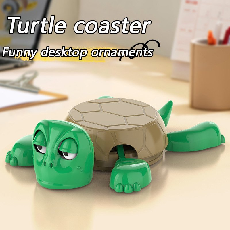 

3D-печатная подставка для чашки с черепахой, забавная подставка для чая, кофе, кружка, держатель для напитков, посуда ﻿ Пресс-стойка Декоративный домашний орнамент
