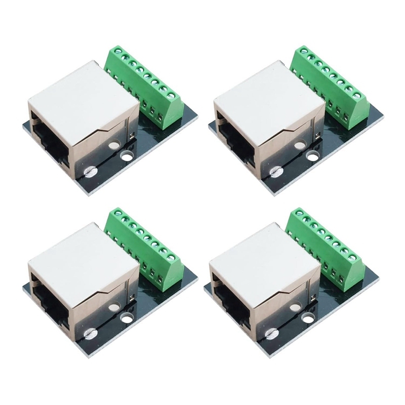 

4 шт., разъём для розетки RJ45, 2,54 мм