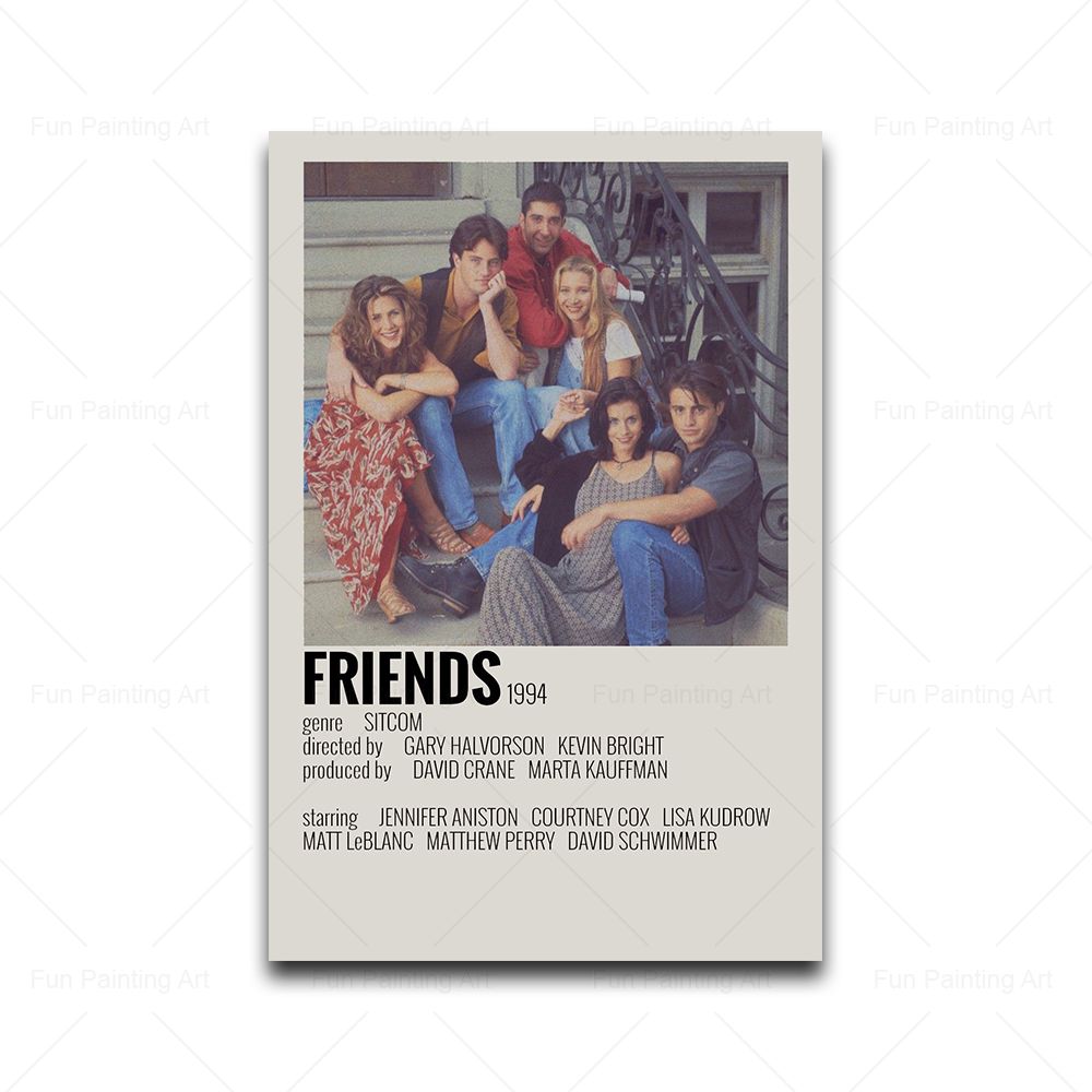 

Винтажный постер для ТВ-шоу friends