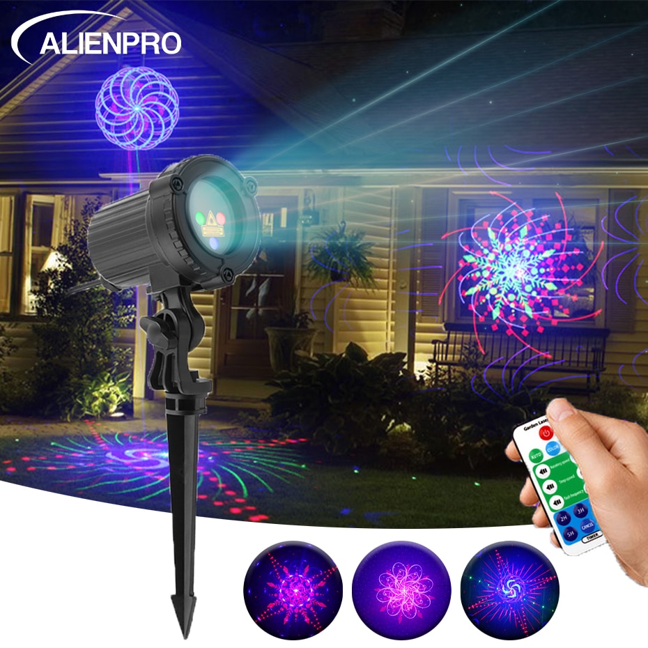 

Лазерный проектор ALIENPRO 32 узора RGB