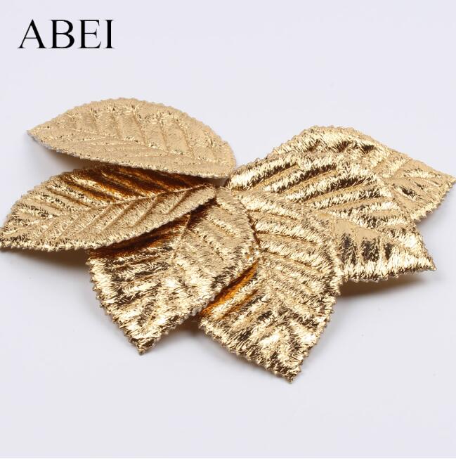 

Листья из шелка ABEI 50 шт., золотые, серебряные