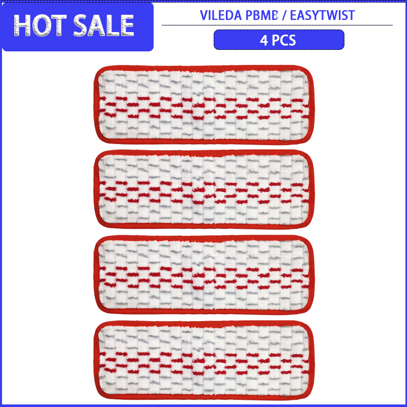 

Сменные насадки для швабры Vileda EASYTWIST, набор из 4 штук