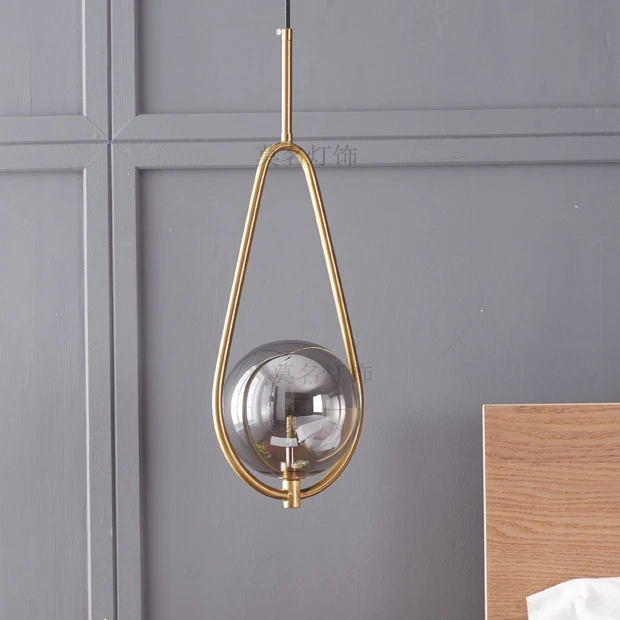 

Подвесной светильник из железа Nordic Glass Ball