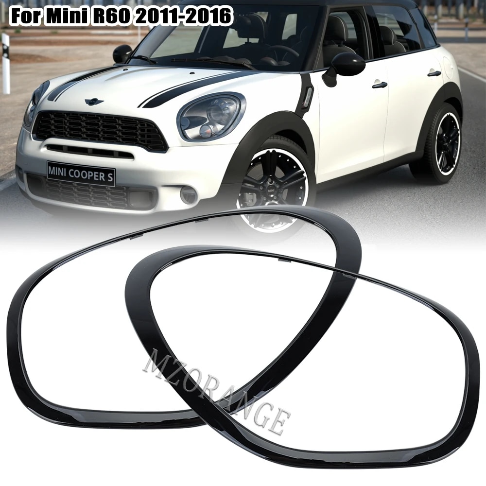 

Накладка на фару автомобиля, рамка для MINI R60 Cooper Countryman 2011-2016, рамка для фар, декоративная рамка, автомобильные аксессуары