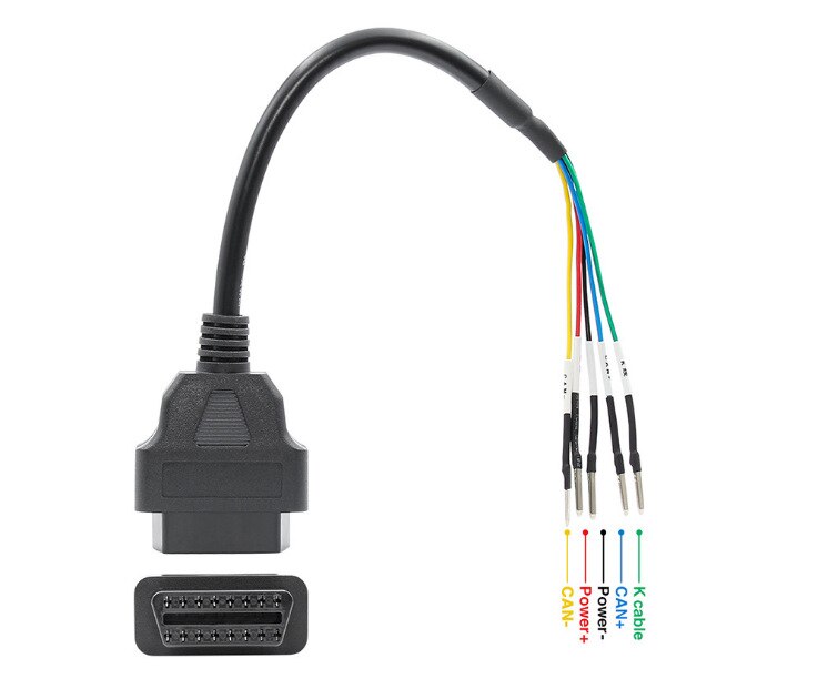

16-контактный разъем OBDII OBD2