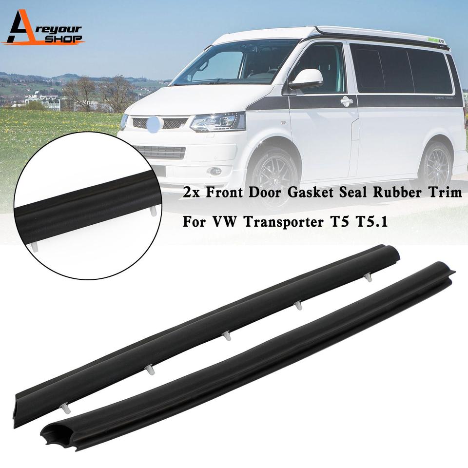 

Уплотнительная Прокладка передней двери Areyourshop 2x, резиновая отделка для VW Transporter T5 T5.1, детали для автомобильных аксессуаров