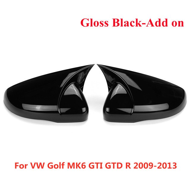 

2x карбоновые боковые зеркала на крыло для VW для Volkswagen Golf 6 MK6 GTI GTD 2009-2013, крышка бокового зеркала заднего вида