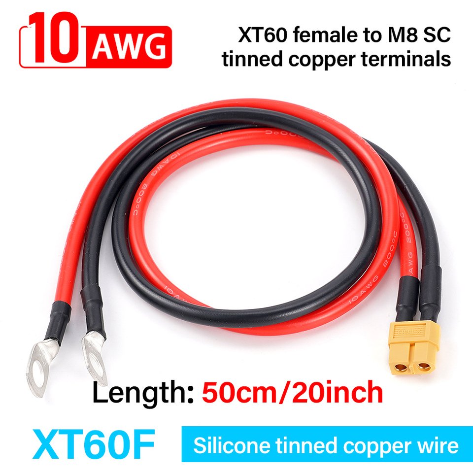 

XT60 кабель соединительный 10AWG 50 см