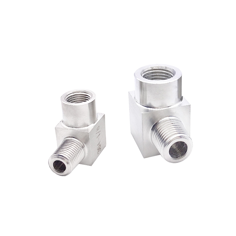

1/8 "1/4" 3/8 "1/2" 3/4 "BSPP мама к BSPT Мужской Колено угол 90 градусов муфта 304 фитинг из нержавеющей стали вода газ пропан