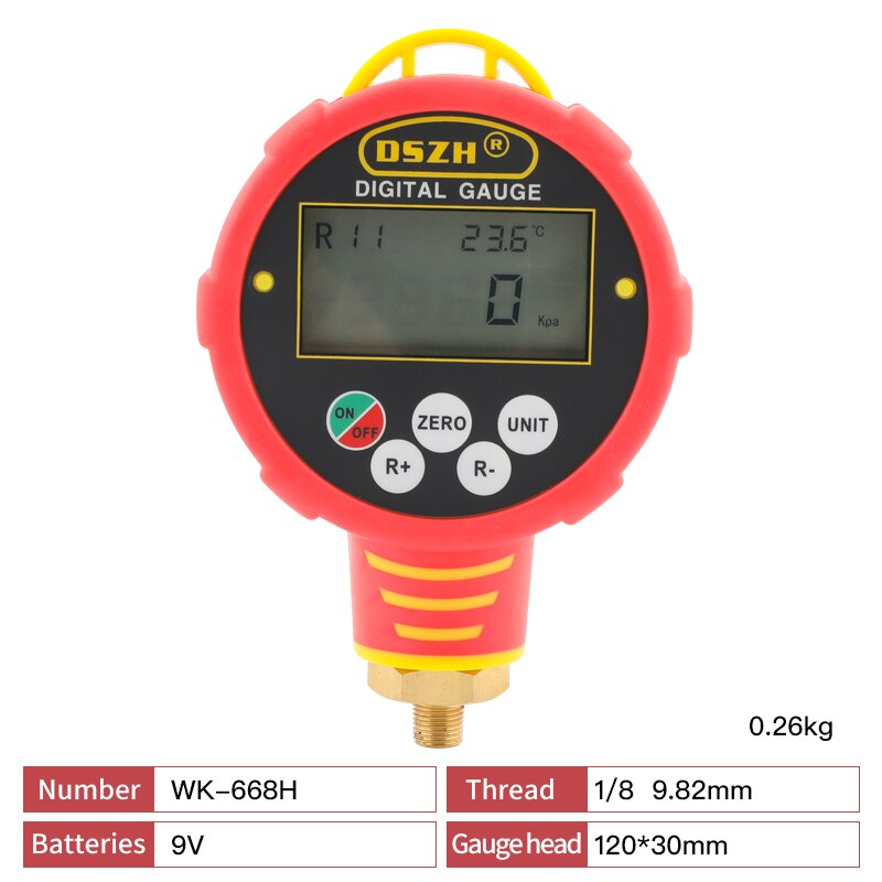 

DSZH WK-688H/L WK-6881H/L ЖК-дисплей, автомобильный кондиционер, холодильник, цифровой дисплей, электронный манометр