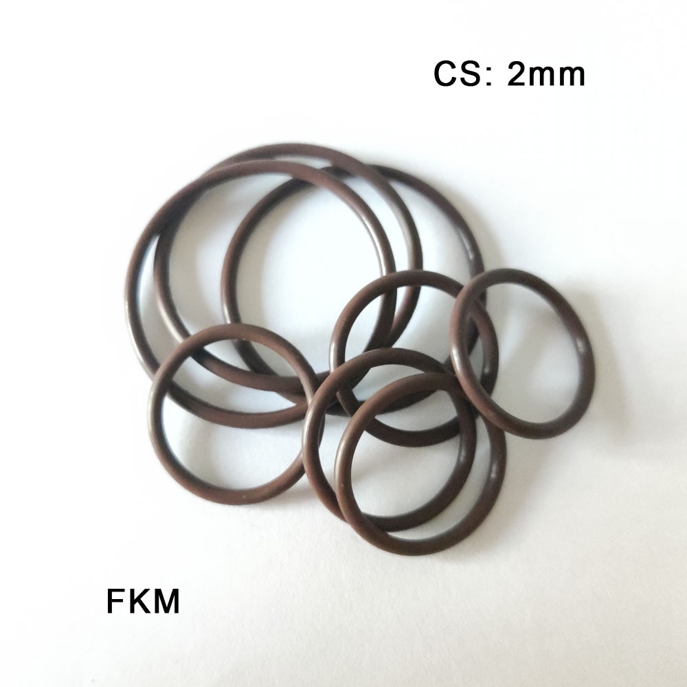 

Резиновые уплотнительные кольца FKM CS 2 мм