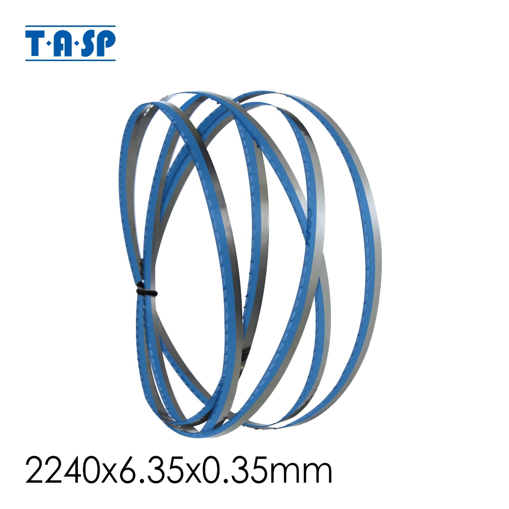 

TASP 2240 x 6,35 x 0,35 мм полотно ленточной пилы 88-1/4 дюйма x 6 TPI деревообрабатывающие полотна ленточной пилы для Metabo BAS317 BAS 317