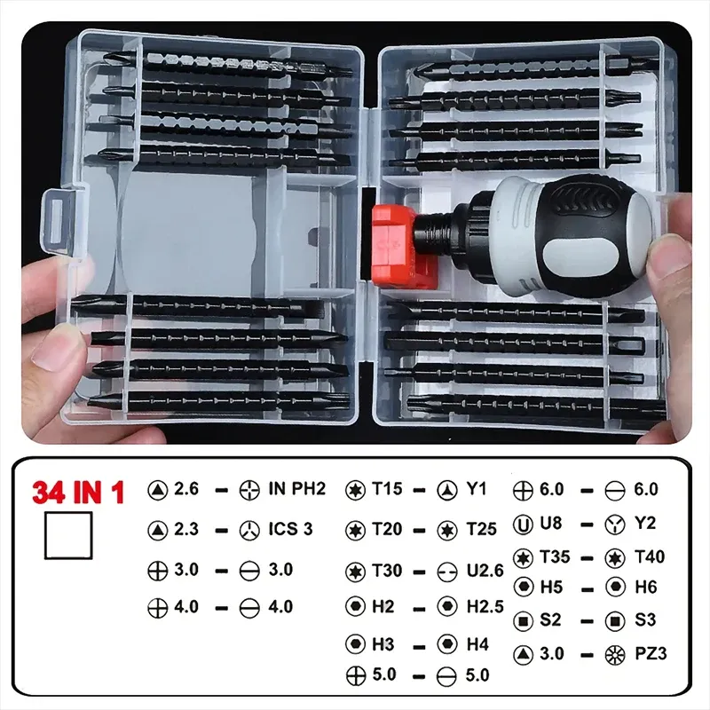 

Набор отверток LIXIU 26/34 в 1