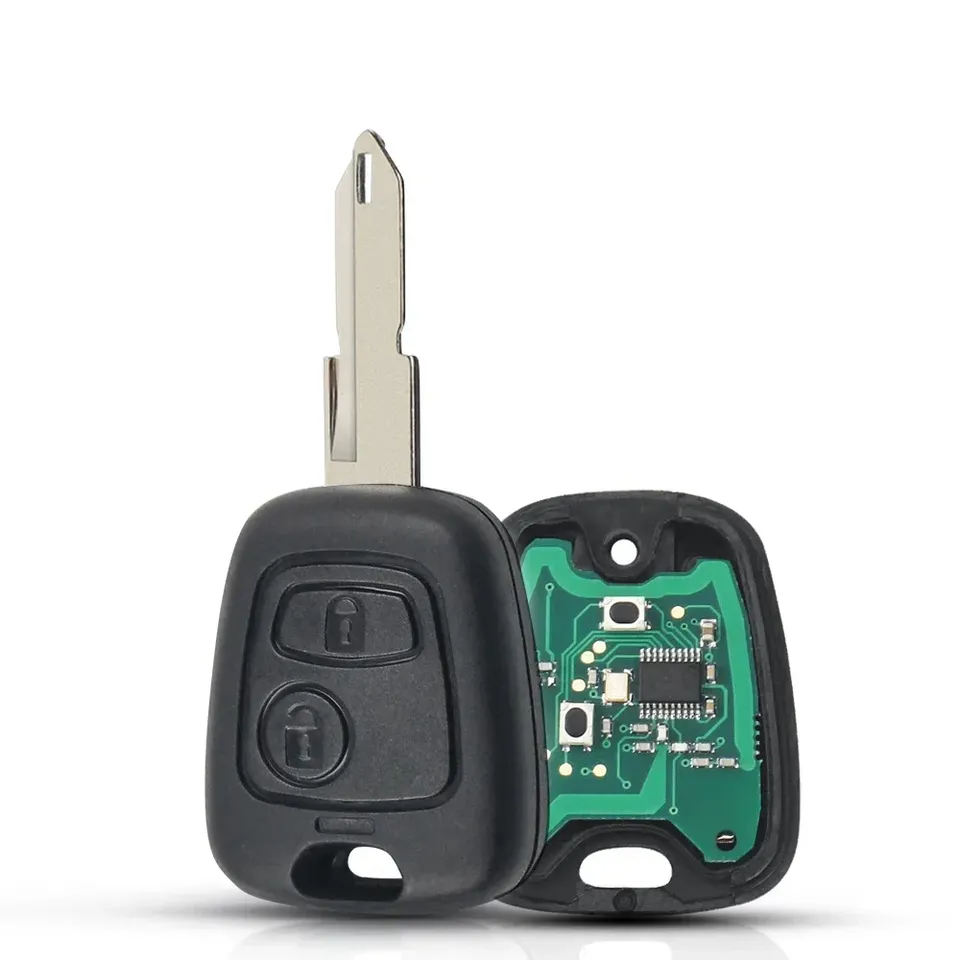 

KEYYOU 1 шт. дистанционный ключ от автомобиля 433 МГц ID46 для Peugeot 106 107 206 207 306 307 407 Partner Xsara для Citroen C1 C2 C3 C4 Saxo Picasso
