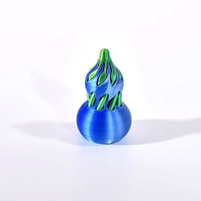 

Счастливая тыква, 3D печатные спиральные игрушки, фигурки, снятие стресса, невозможная пирамида, прозрачная скульптура, декомпрессионный декор тыквы