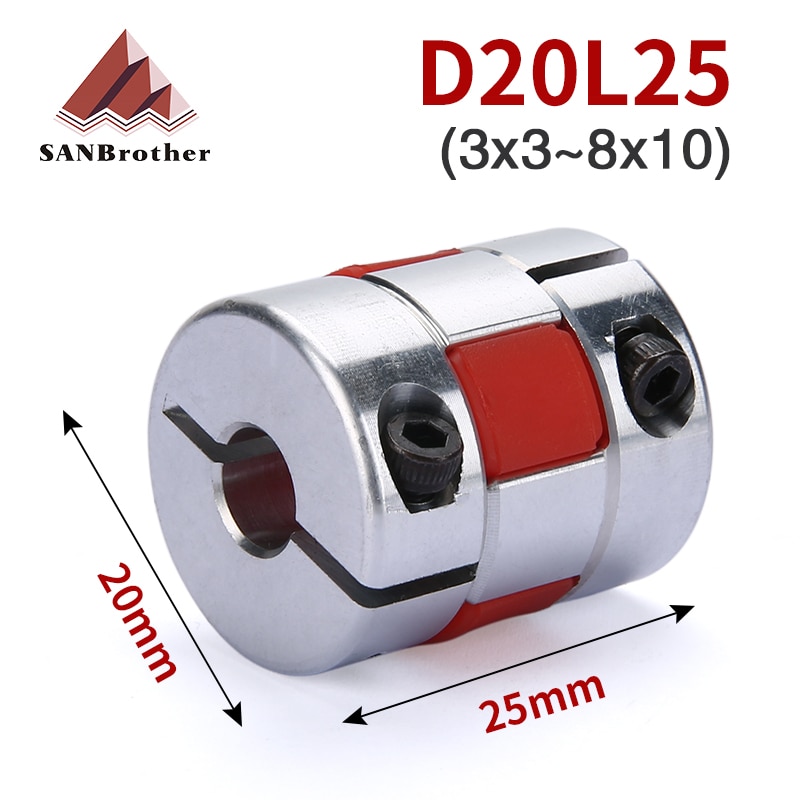 

Гибкие муфты SANBrother D20L25 5x8 мм