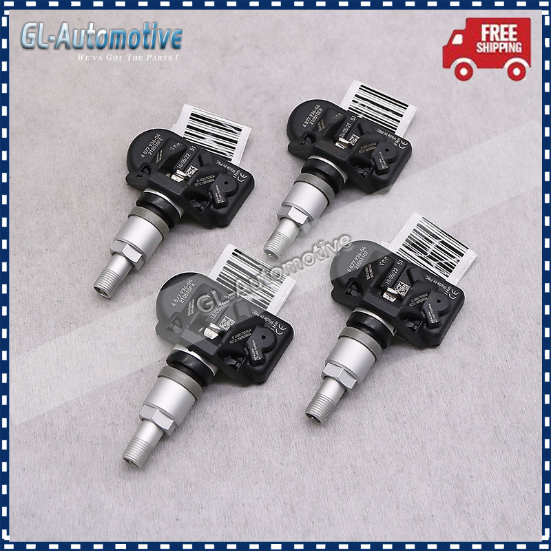 

4шт 6877936 Датчик давления в шинах TPMS 433 МГц для BMW G30 G31 G38 F90 G32 G11 G12 G15 G01 G02 G05 G07