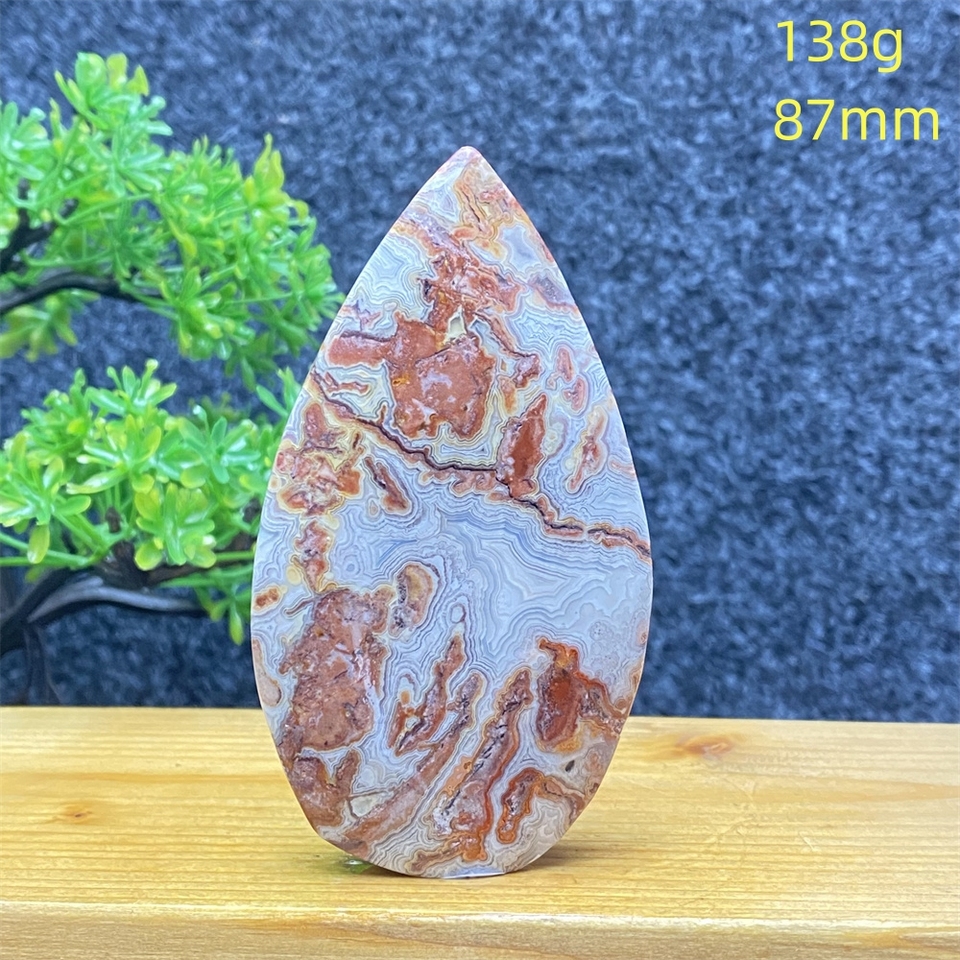 

Мексиканский кварцевый кружевной агат, фонарик