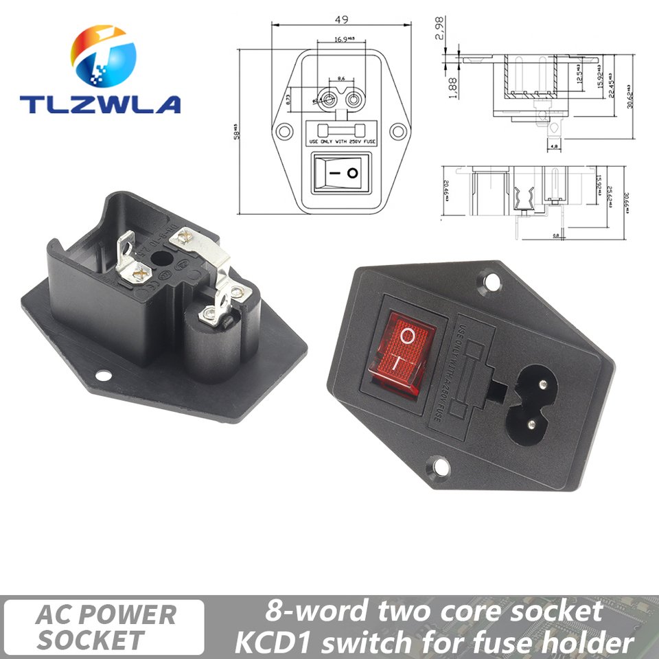 

Розетка IEC 320 C13 C14 TLZWLA