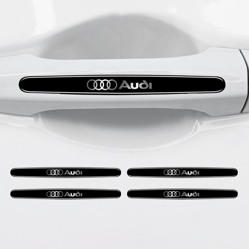 

8 шт., декоративные наклейки на дверную ручку автомобиля, для Audi Sline A4 B7 B8 B9 A3 8P 8V 8L A5 A6 C6 C5 C7 A1