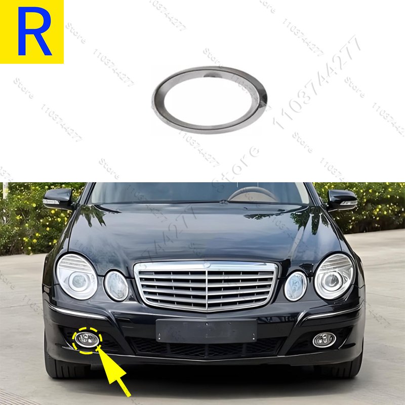 

Для 2007-2009 W211 Mercedes Benz E Class передний бампер противотуманная фара решетка крышка 2118850522 2118850422 2118850974 2118851074
