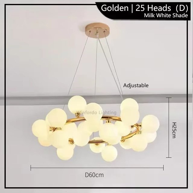 

Winfordo LED пузырьковая люстра