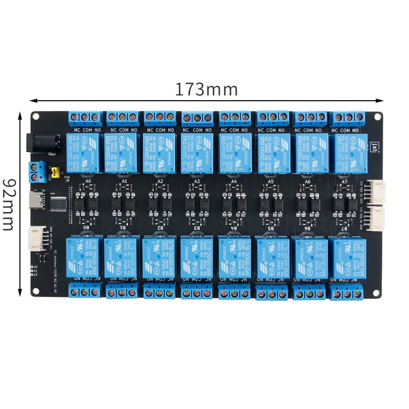 

1 2 4 8 16-канальный модуль расширения реле 5 В источник питания IIC I2C связь оптопара изолирующая плата XL9535-K1V5