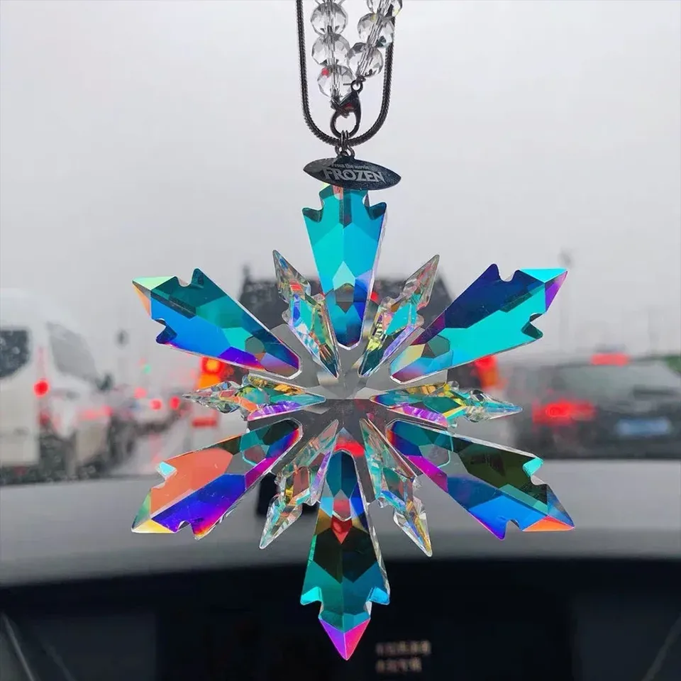 

Автомобильное зеркало заднего вида, подвеска, моделирование салона автомобиля, хрустальный шар, украшения, украшение автомобиля, хрустальная снежинка, автомобильные украшения