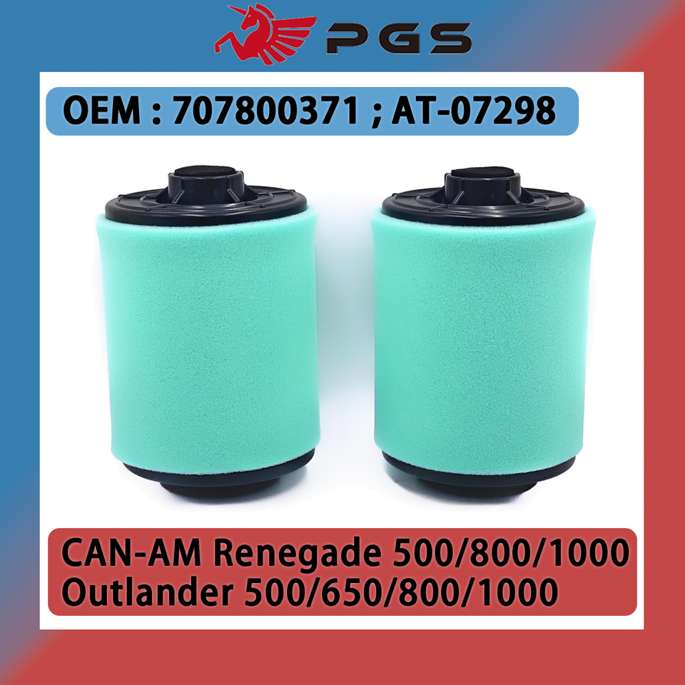 

2 шт. воздушный фильтр двигателя для BRP AT-07298 707800371 Can‐Am Outlander 500 800 1000 4x4 DPS EFI ATV Renegade