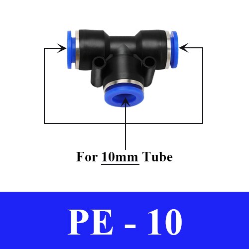 

Пневматические тройники PE 4-16 мм