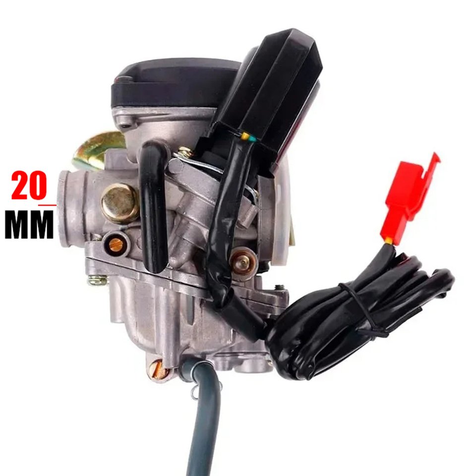 

Карбюратор CVK с большим отверстием 20 мм для китайского GY6 49cc 50cc 60cc 80cc 100cc 139QMB 139QMA, скутер, мопед, квадроцикл, картинг