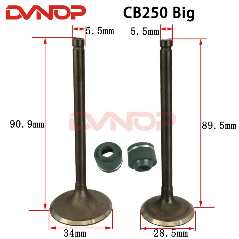 

Для Zongshen CB250 CBB250 CQR250 двигатель мотоцикла клапан впускной и выхлопной системы Kayo T4 внедорожный велосипед запасные части двигателя