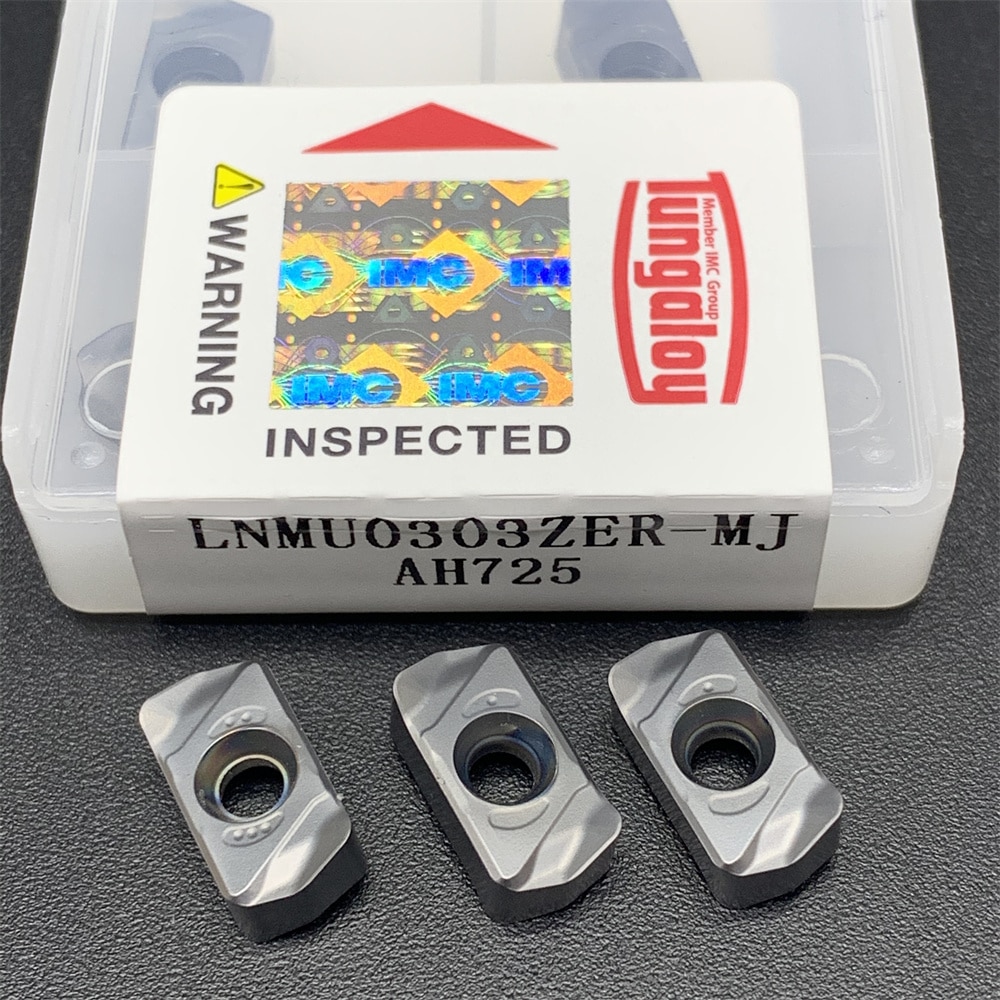 

Пластина для обрезки LNMU0303ZER MJ AH130/AH725, из твердого сплава, двухсторонняя, быстрая подача, LNMU0303ZER-MJ AH725, 10 шт.
