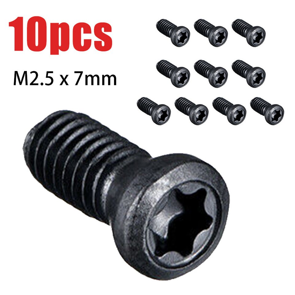 

10 шт. M2,5 сменные винты Torx для замены твердосплавных вставок, токарные станки с ЧПУ, деревообрабатывающие инструменты, ручные инструменты, аксессуары, инструмент