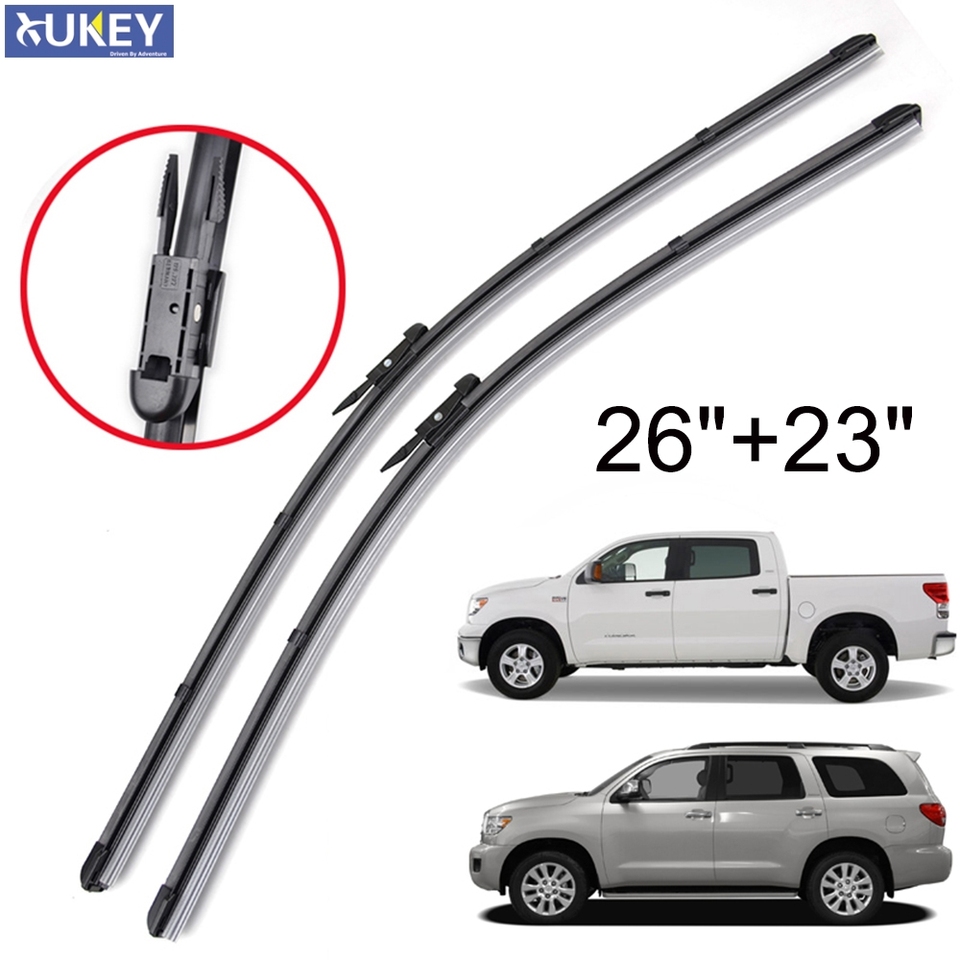 

Щетки стеклоочистителя Xukey для Toyota Tundra Sequoia, переднее окно 2008 2009 2010 2011 2012 2013 2015 2016 2017 2018 26 "23"