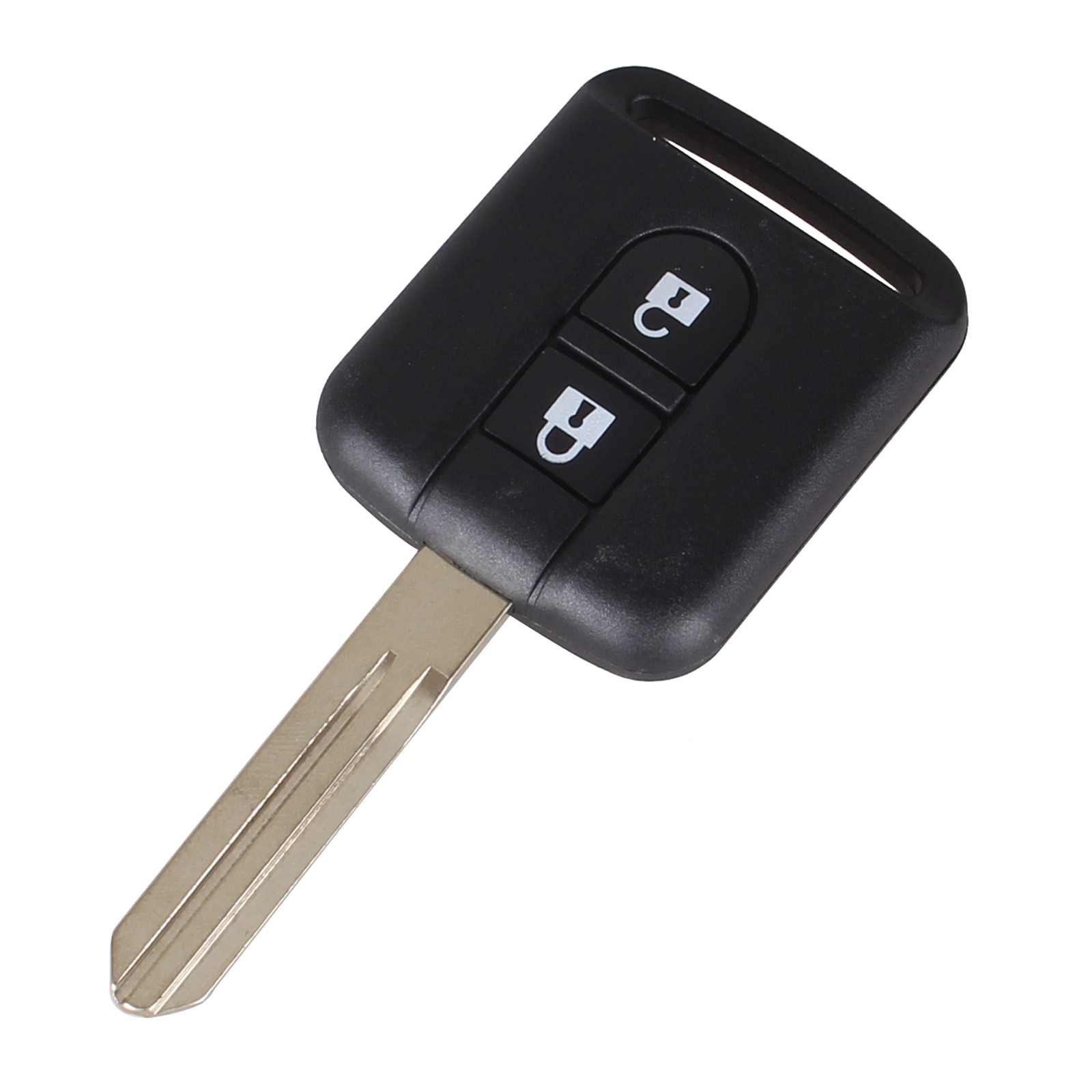 

Чехол для ключей KEYYOU, 2 кнопки для Qashqai, Nissan Micra, Navara, Almera Note, Новый Сменный Чехол для дистанционного ключа от машины, брелок без ключа