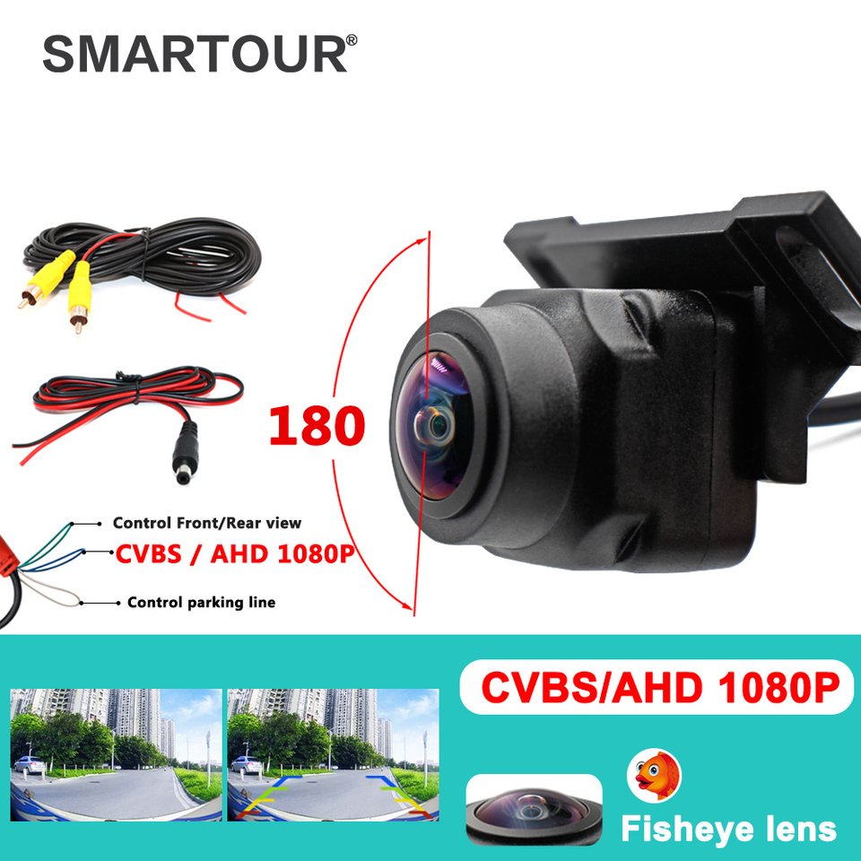 

Smartour HD 1080P Starlight ночного видения CCD объектив «рыбий глаз» автомобильная камера заднего вида для монитора автомобиля Android DVD