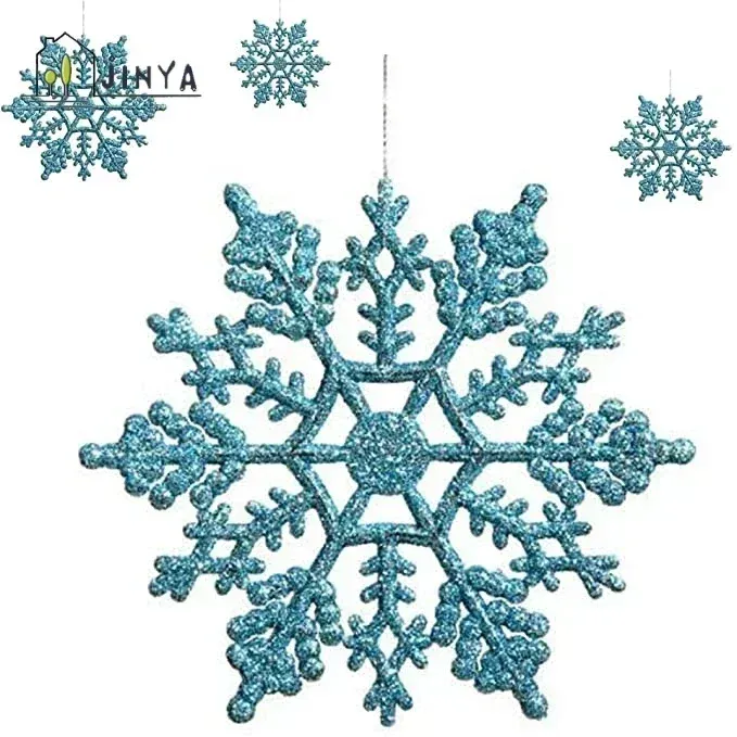 

Снежинки для украшения елки Blue Snowflakes