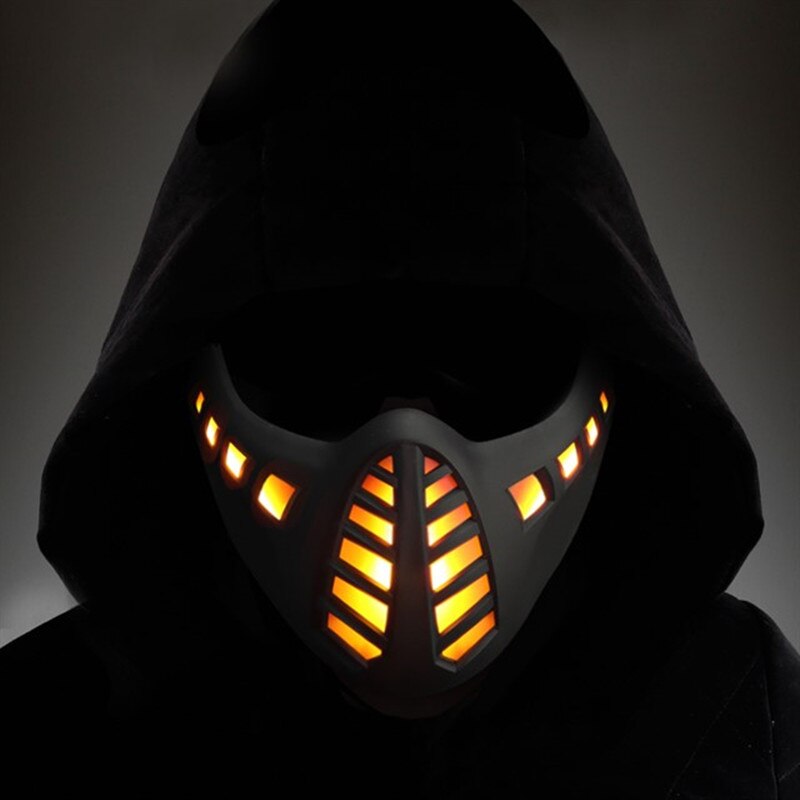 

Cyberpunk LED маска шлем