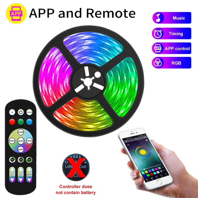 

Светодиодная лента WS2812 RGB 5V USB Bluetooth