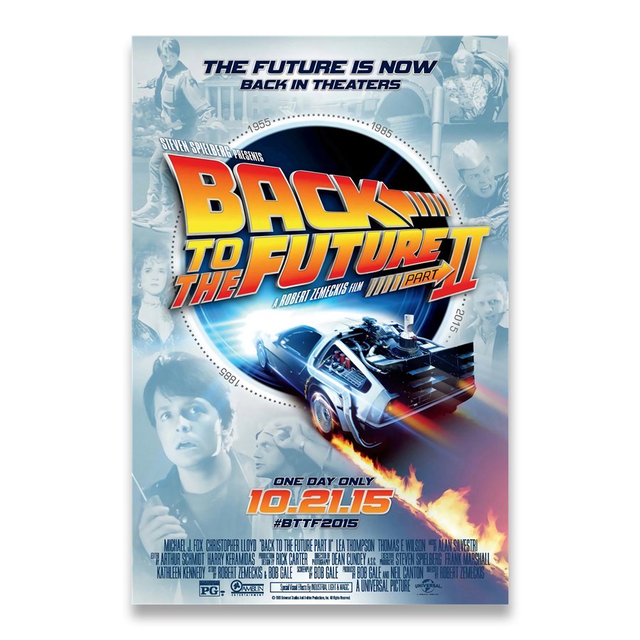

Кинопостер "Назад в будущее" DeLorean DMC-12 AliPaint