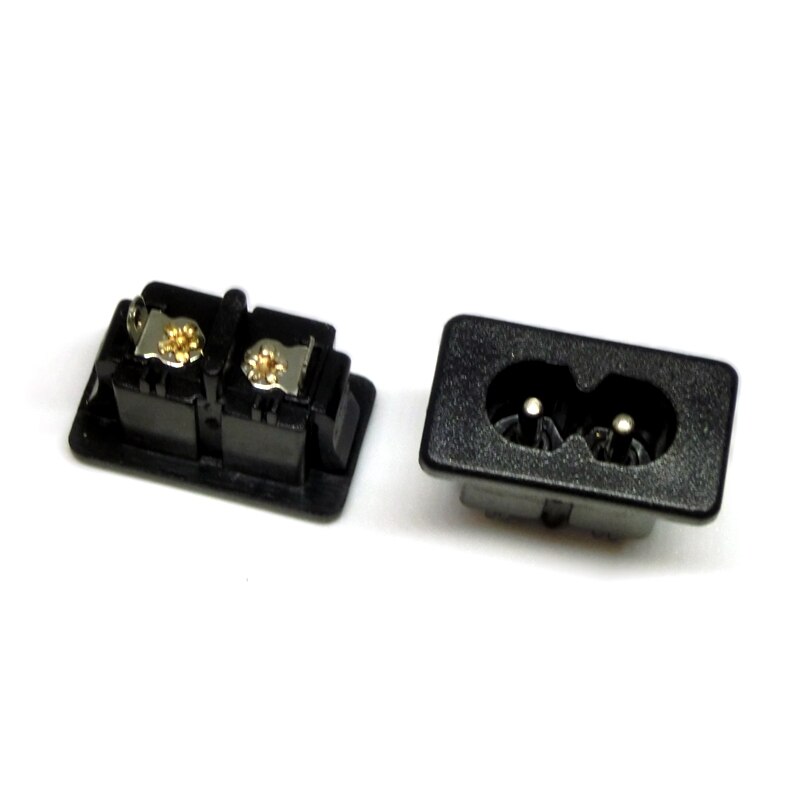 

2 шт. черные розетки IEC320 C8 Stlxy